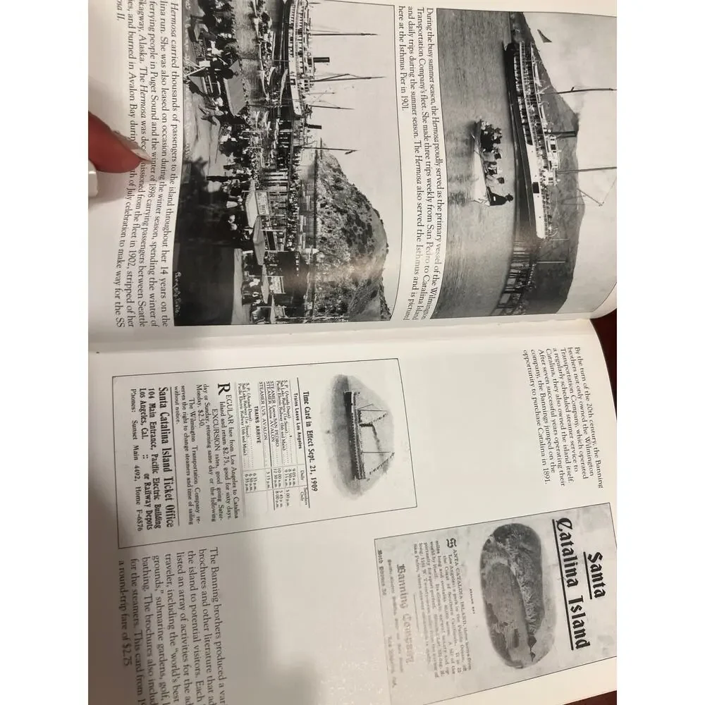 Images of America Catalina By Sea A Transportation History Paperback Pictures